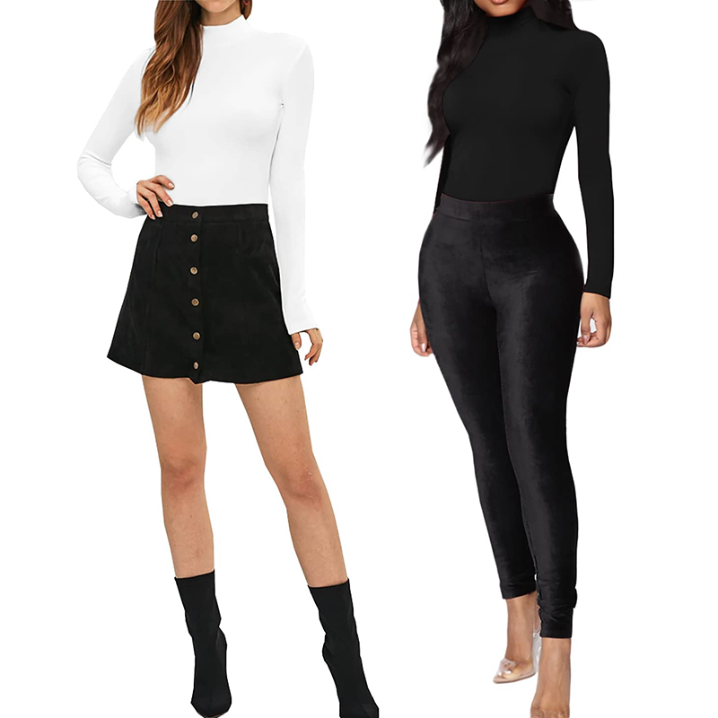 Body de manga larga con cuello - Shapewear Bodysuit Firm reseña y precio
